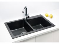 Мойка для кухни Alveus ROCK 90 GRANITAL с сифоном 78х48х18 см схема 4