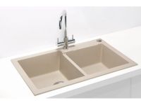 Мойка для кухни Alveus ROCK 90 GRANITAL с сифоном 78х48х18 см схема 7