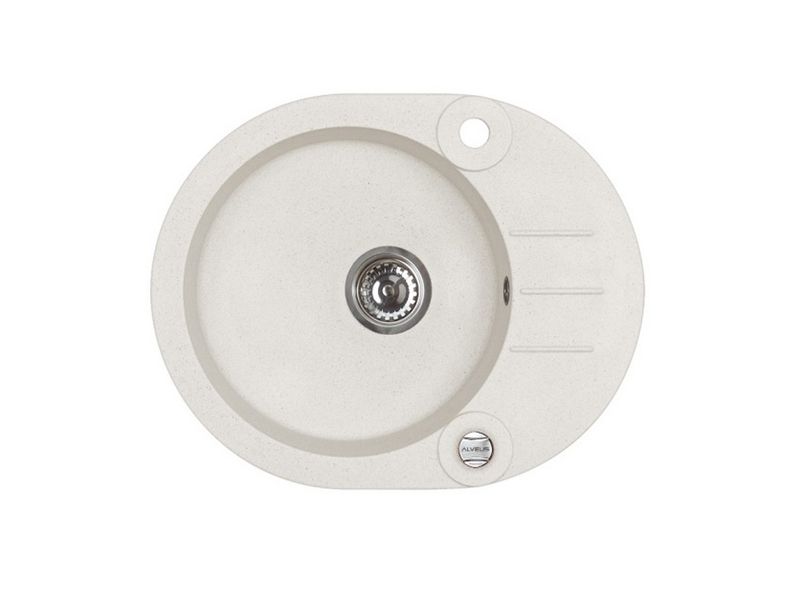 Мойка для кухни Alveus ROLL 40 GRANITAL с сифоном 59,5х47,5х16 см