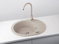 Мойка для кухни Alveus ROLL 40 GRANITAL с сифоном 59,5х47,5х16 см схема 8