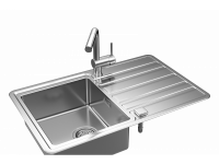 Смеситель для кухни Alveus AZETA-P CHR VA 1096119 схема 3