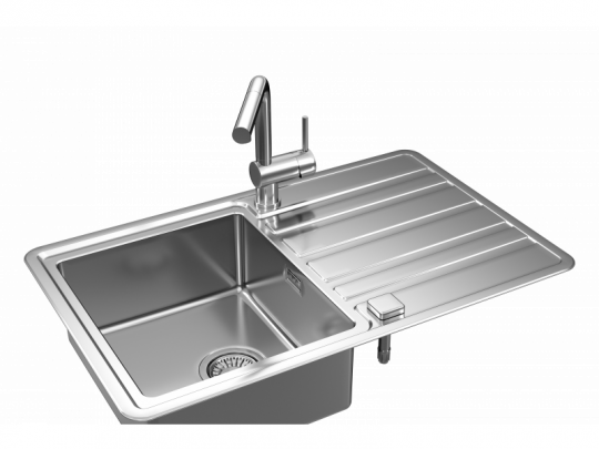 Смеситель для кухни Alveus AZETA-P CHR VA 1096119 схема 3