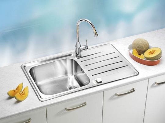 Мойка для кухни Alveus PRAKTIK 100-LEI в комплекте с сифоном 98х50 см схема 2