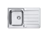 Мойка для кухни Alveus LINE MAXIM 80 SAT-90 с сифоном 79х50 см схема 1