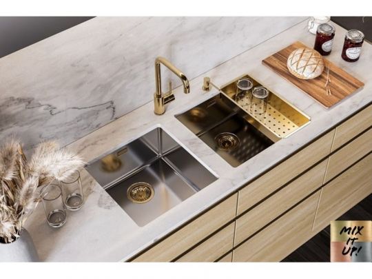 Мойка для кухни Alveus KOMBINO 40 SAT-90 в комплекте с сифоном 45х40х20 см схема 4