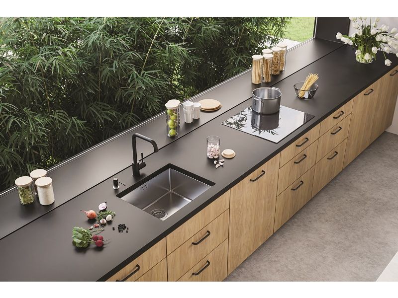 Мойка для кухни Alveus KOMBINO 50 SAT-90 в комплекте с сифоном 50х40х20 см ФОТО