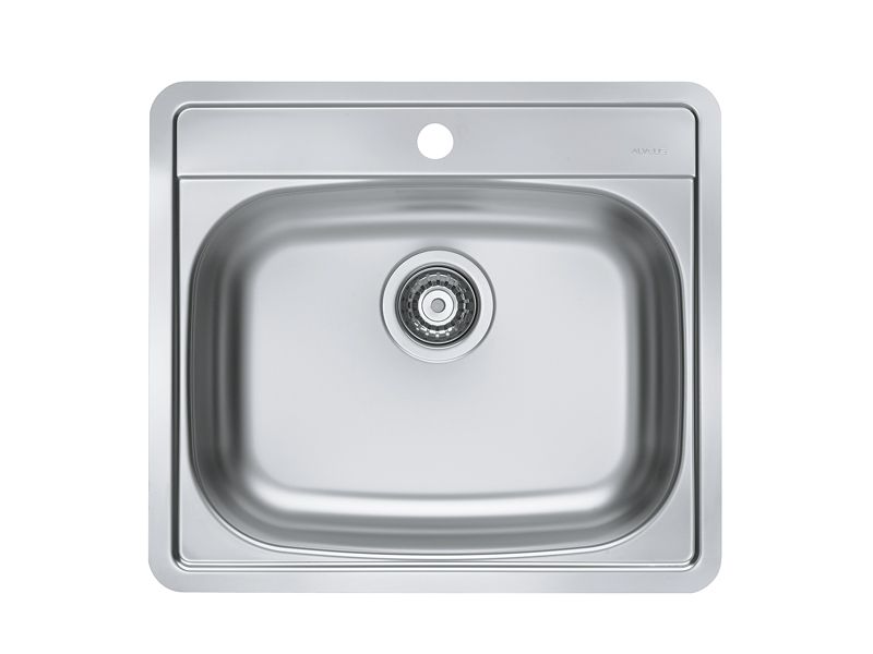 Изображение Мойка для кухни Alveus MORE 10 FS NAT-90 в комплекте с сифоном 56х50 см