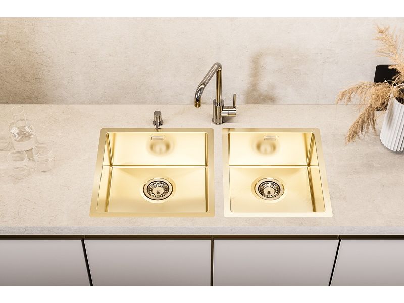 Мойка для кухни Alveus QUADRIX MONARCH 30 с выпуском без сифона 45х45х20 см ФОТО