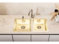 Мойка для кухни Alveus QUADRIX MONARCH 30 с выпуском без сифона 45х45х20 см схема 6