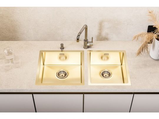 Мойка для кухни Alveus QUADRIX MONARCH 30 с выпуском без сифона 45х45х20 см схема 6