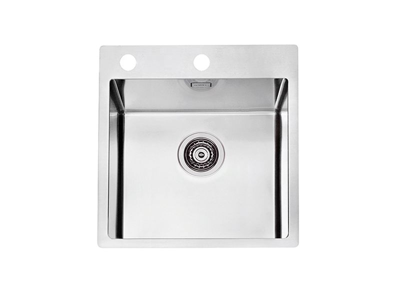 Изображение Мойка для кухни Alveus PURE 30 KMB-90 в комплекте с сифоном 51,5х52,5 см