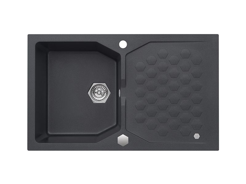 Мойка для кухни Alveus SENSUAL 30 GRANITAL+ с сифоном 85х52х20 см ФОТО