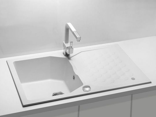 Мойка для кухни Alveus SENSUAL 30 GRANITAL+ с сифоном 85х52х20 см схема 7