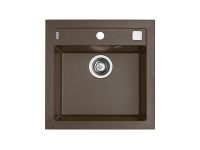 Мойка для кухни Alveus FORMIC 20 GRANITAL+ с сифоном 52х51х20 см схема 9