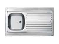 Мойка для кухни накладная Alveus CLASSIC 70 NAT в комплекте с сифоном 100х60 см схема 1