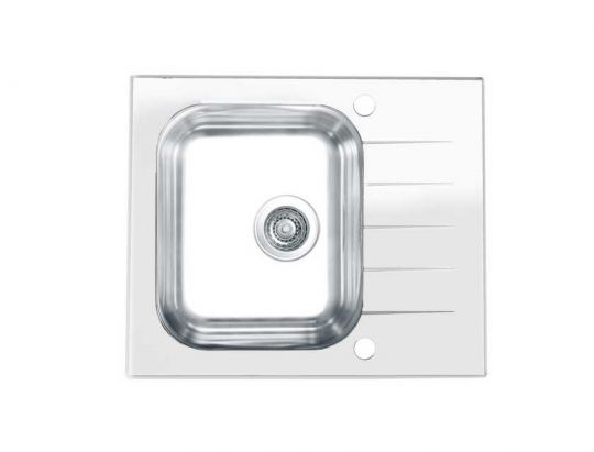 Мойка для кухни Alveus VITRO 10 c сифоном клапан-автомат 60х50 см схема 2