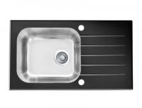 Мойка для кухни Alveus VITRO 20 c сифоном клапан-автомат 78х43,5 см схема 1