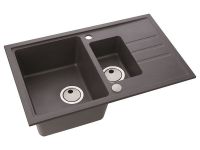 Мойка для кухни Alveus INTERMEZZO 70 GRANITAL 1+1/2 в комлекте с сифоном 78х48х20 см схема 4