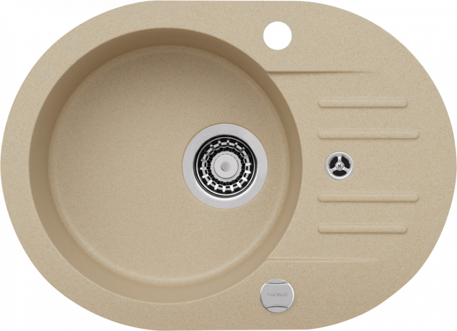 Изображение Мойка для кухни Alveus GRANITAL GENESIS FOхTROT 40 P-U 40х40 см