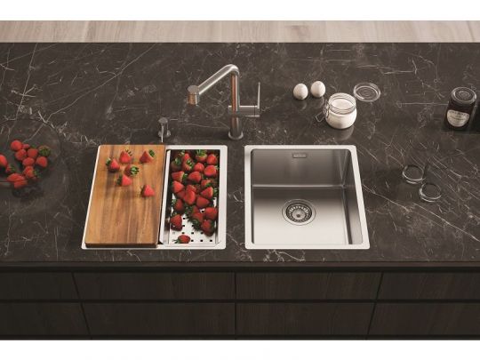 Мойка для кухни Alveus KOMBINO 20 KMB 90 FI F/S в комплекте с сифоном 38х44 см схема 4