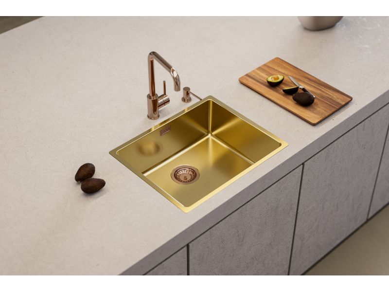 Мойка для кухни Alveus KOMBINO 50 MONARCH SAT-90 U с выпуском без сифона 54,2х44,2х19,5 см ФОТО