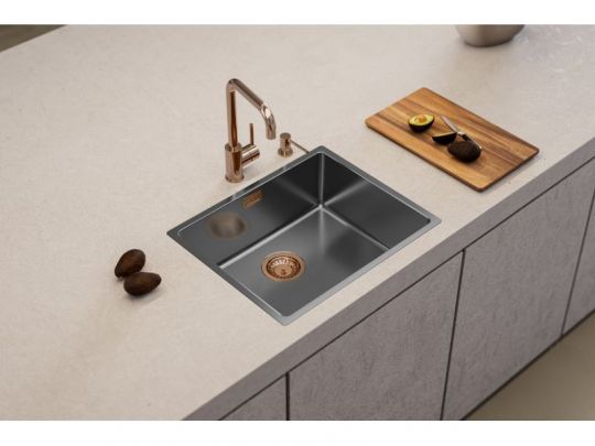 Мойка для кухни Alveus KOMBINO 50 MONARCH SAT-90 F/S с выпуском без сифона 54,2х44,2х19,5 см схема 2