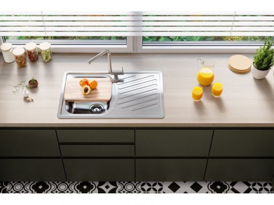 Мойка для кухни Alveus ELEGANT 30 FI в комплекте с сифоном 81х51 см схема 3