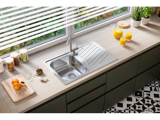 Мойка для кухни Alveus ELEGANT 30 FI в комплекте с сифоном 81х51 см схема 4