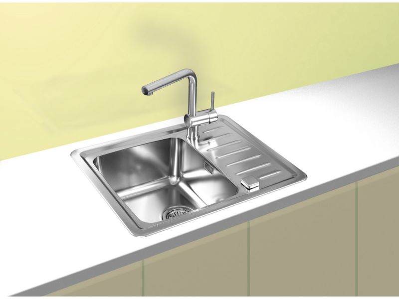 Мойка для кухни Alveus GALEO 10 SAT 90 FI в комплекте с сифоном 61,5х50 см ФОТО