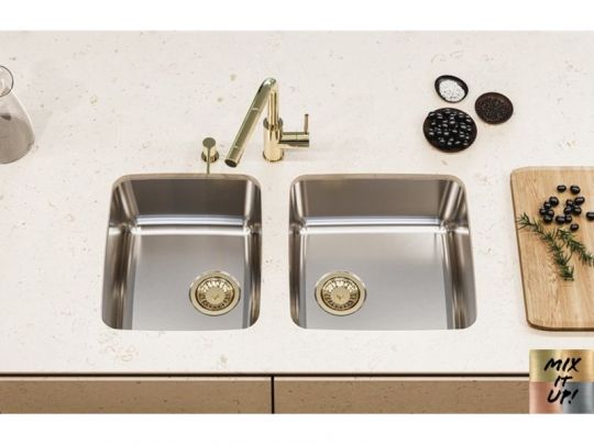 Мойка для кухни Alveus LUNO 30 SAT 90 FI в комплекте с сифоном 40х40 см схема 4