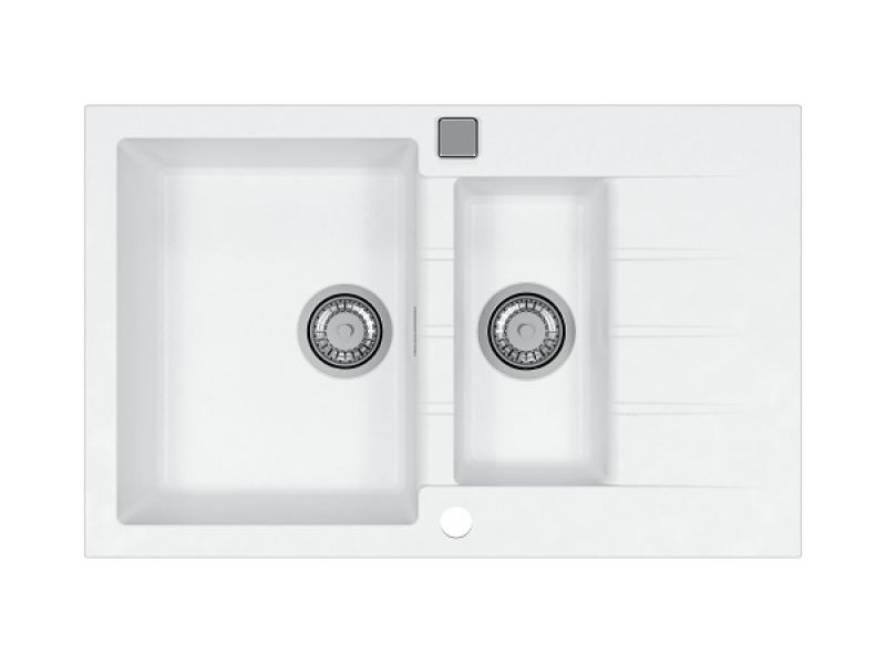 Изображение Мойка для кухни Alveus GRANITAL CADIT 70 в компл с сифоном 79х50 см