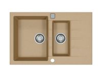 Мойка для кухни Alveus GRANITAL CADIT 70 в компл с сифоном 79х50 см схема 6