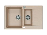 Мойка для кухни Alveus GRANITAL CADIT 70 в компл с сифоном 79х50 см схема 13