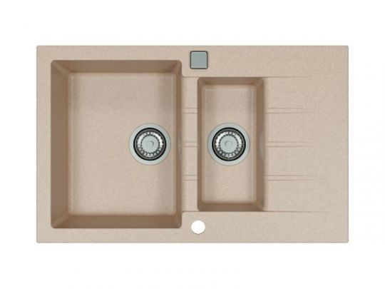Мойка для кухни Alveus GRANITAL CADIT 70 в компл с сифоном 79х50 см схема 13