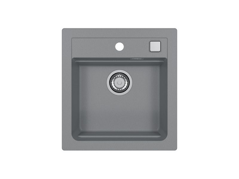 Изображение Мойка для кухни Alveus GRANITAL ATROX 20 в комплекте с сифоном 47х50 см