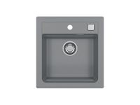 Мойка для кухни Alveus GRANITAL ATROX 20 в комплекте с сифоном 47х50 см схема 1