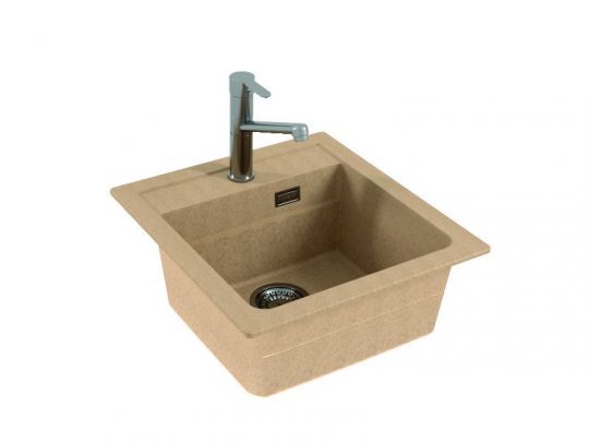 Мойка для кухни Alveus GRANITAL ATROX 20 в комплекте с сифоном 47х50 см схема 7