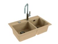 Мойка для кухни Alveus GRANITAL ATROX 50 в комплекте с сифоном 79х50х19,5 см схема 7 Мойка для кухни Alveus GRANITAL ATROX 50 в комплекте с сифоном 79х50х19,5 см схема 7