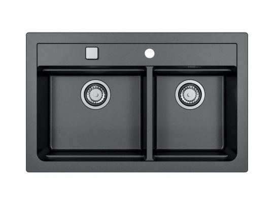 Мойка для кухни Alveus GRANITAL ATROX 50 в комплекте с сифоном 79х50х19,5 см схема 8 Мойка для кухни Alveus GRANITAL ATROX 50 в комплекте с сифоном 79х50х19,5 см схема 8