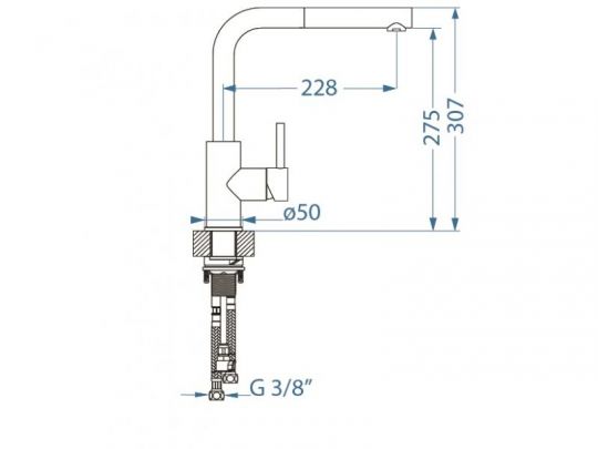 Смеситель для кухни Alveus ZEOS P MONARCH 113650 схема 16
