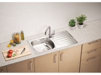 Мойка для кухни Alveus BASIC 170 NAT-90 NEW в комплекте с сифоном 78х43,5 см схема 2