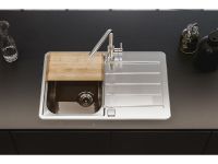 Мойка для кухни Alveus LINE MAX 80 SAT-90 в комплекте с сифоном 79х50 см схема 5