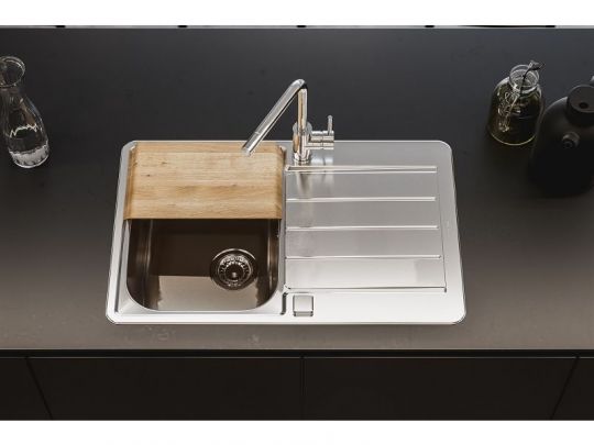 Мойка для кухни Alveus LINE MAX 80 SAT-90 в комплекте с сифоном 79х50 см схема 5