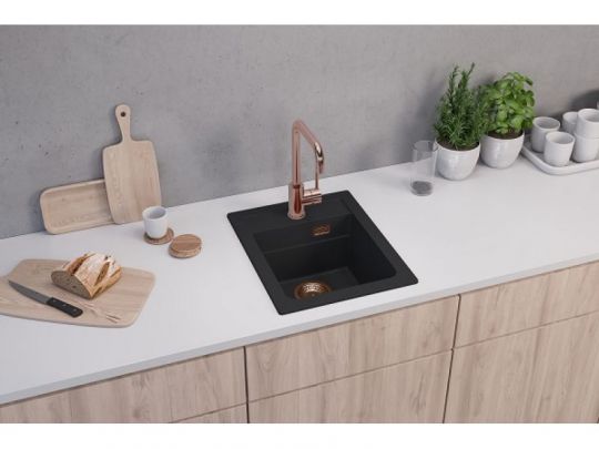 Мойка для кухни Alveus GRANITAL ATROX 10 в комплекте с сифоном 40х50 см схема 10