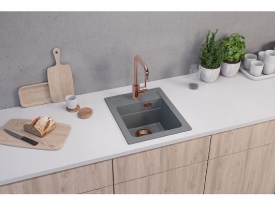 Мойка для кухни Alveus GRANITAL ATROX 10 в комплекте с сифоном 40х50 см схема 12