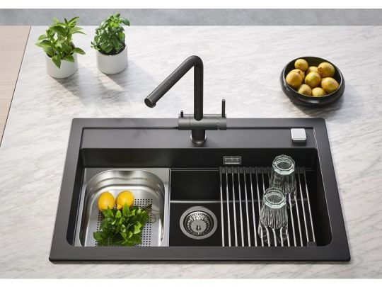 Мойка для кухни Alveus GRANITAL ATROX 40 в комплекте с сифоном 79х50 см схема 19