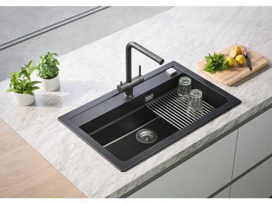 Мойка для кухни Alveus GRANITAL ATROX 40 в комплекте с сифоном 79х50 см схема 20