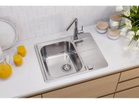 Мойка для кухни Alveus LINE MAX 110 SAT-90 в комплекте с сифоном 61х50 см схема 2