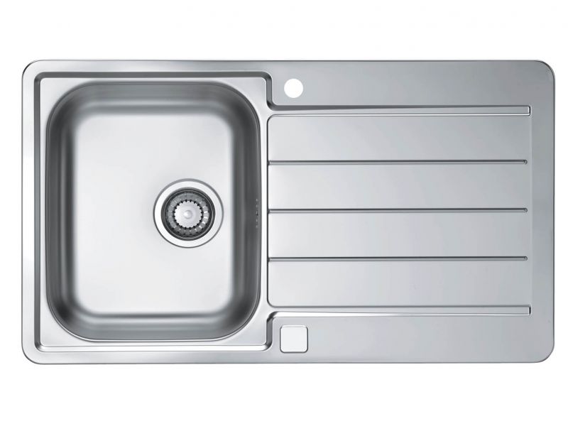 Мойка для кухни Alveus LINE MAX 20 SAT-90 в комплекте с сифоном 86х50 см