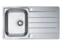 Мойка для кухни Alveus LINE MAX 20 SAT-90 в комплекте с сифоном 86х50 см схема 1